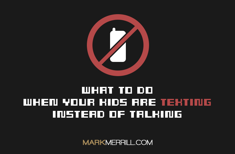 texting instead of talking